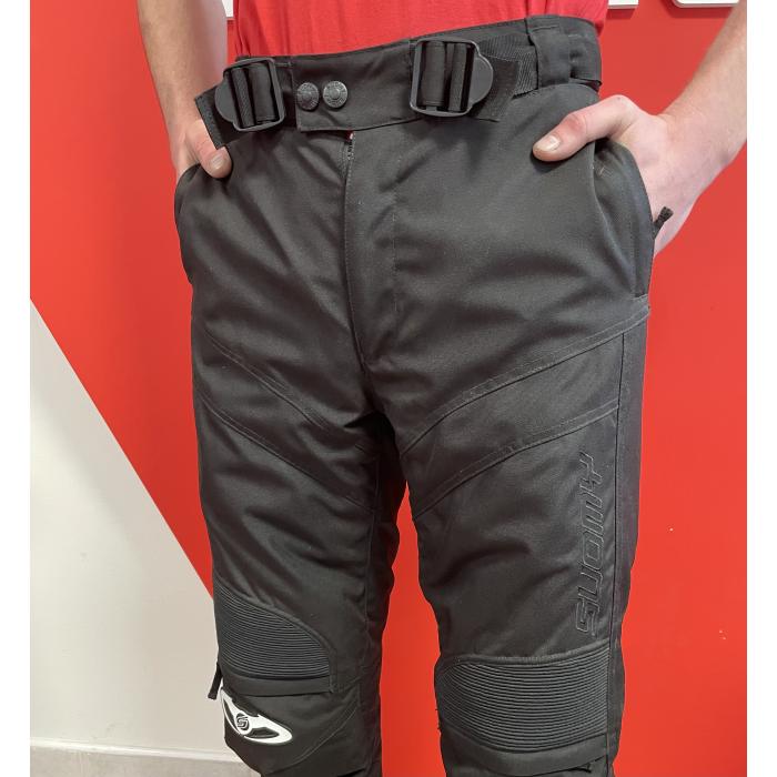 Pánské textilní moto kalhoty SUOMY Cordura, černé, vel. 56
